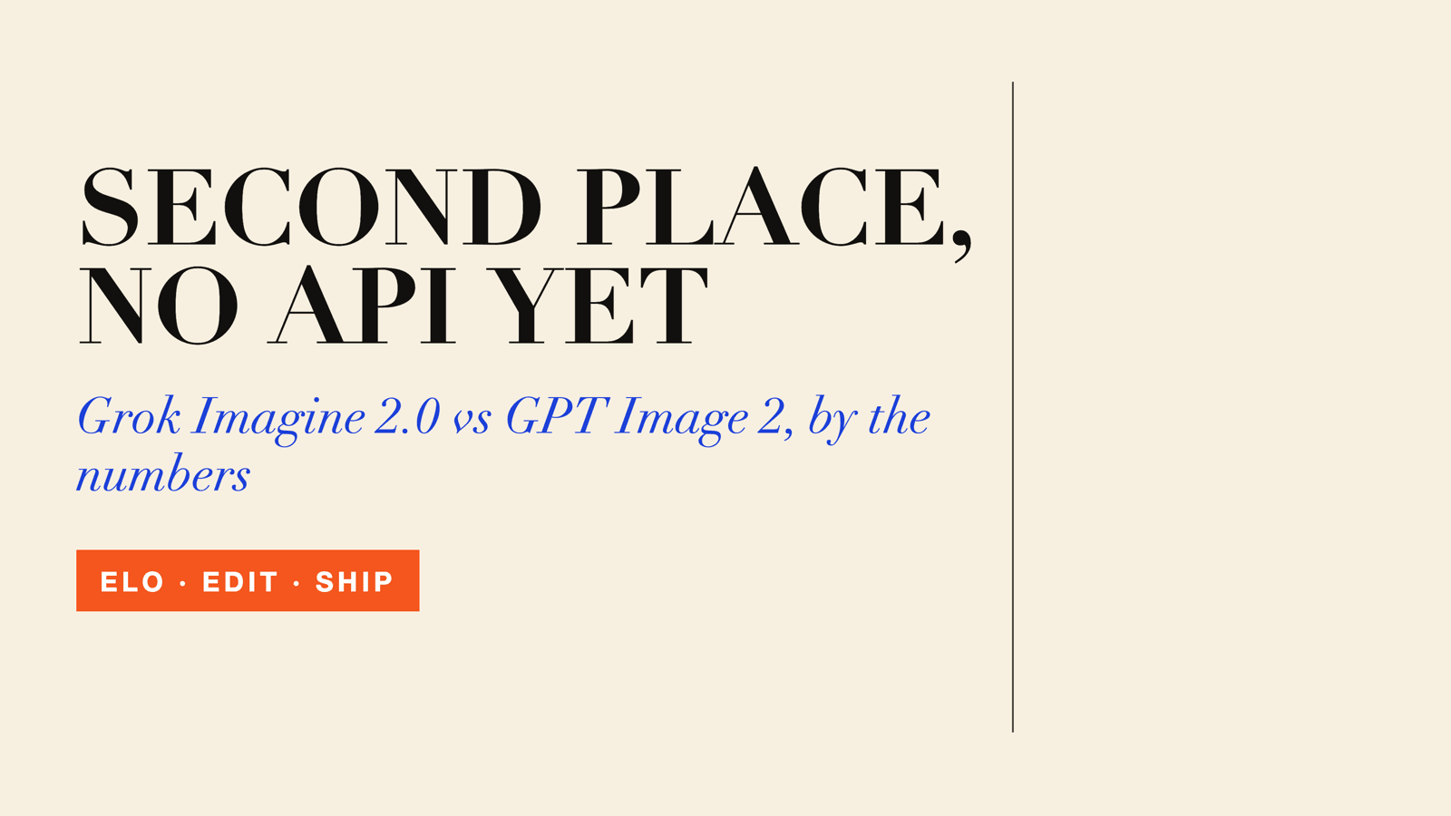 Grok Imagine 2.0 vs GPT Image 2: Scores, Editing, and API