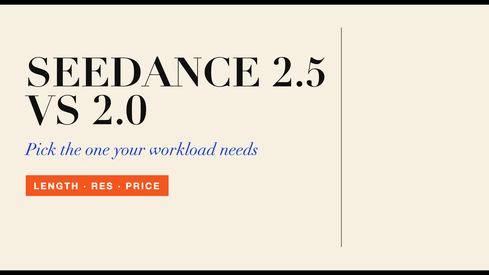 Seedance 2.5 vs Seedance 2.0: Which Fits Your Workload?
