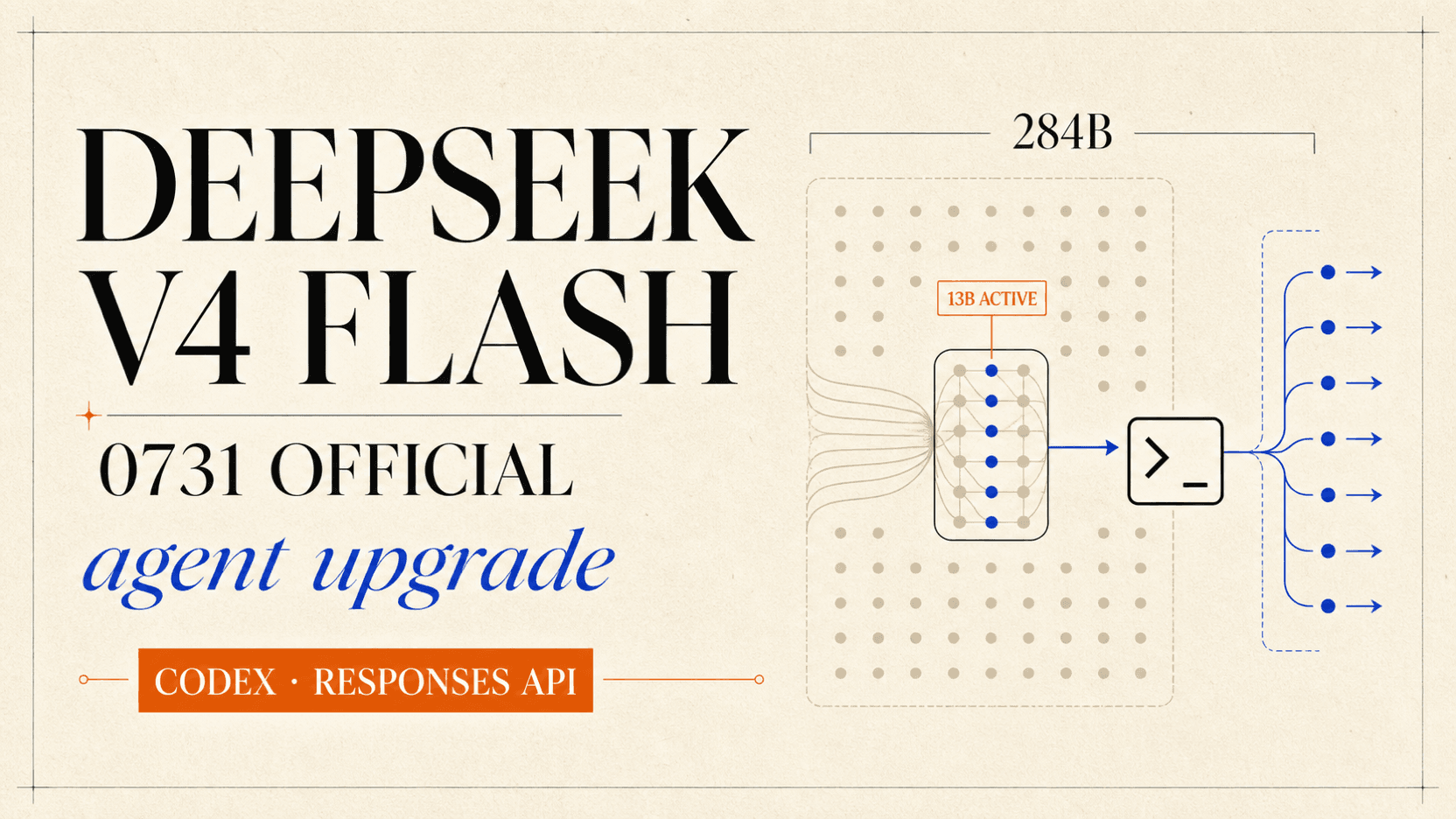 DeepSeek V4 Flash Official Release: 0731 Agent and Codex Upgrades