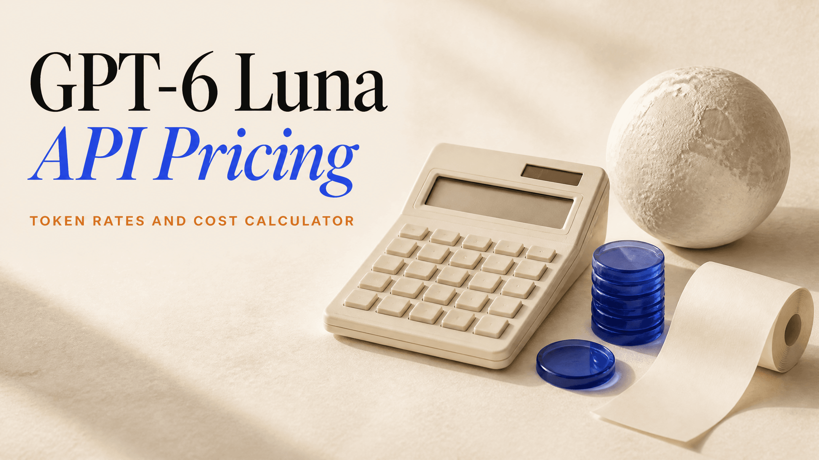 GPT-6 Luna API Pricing: Token Rates and Cost Calculator