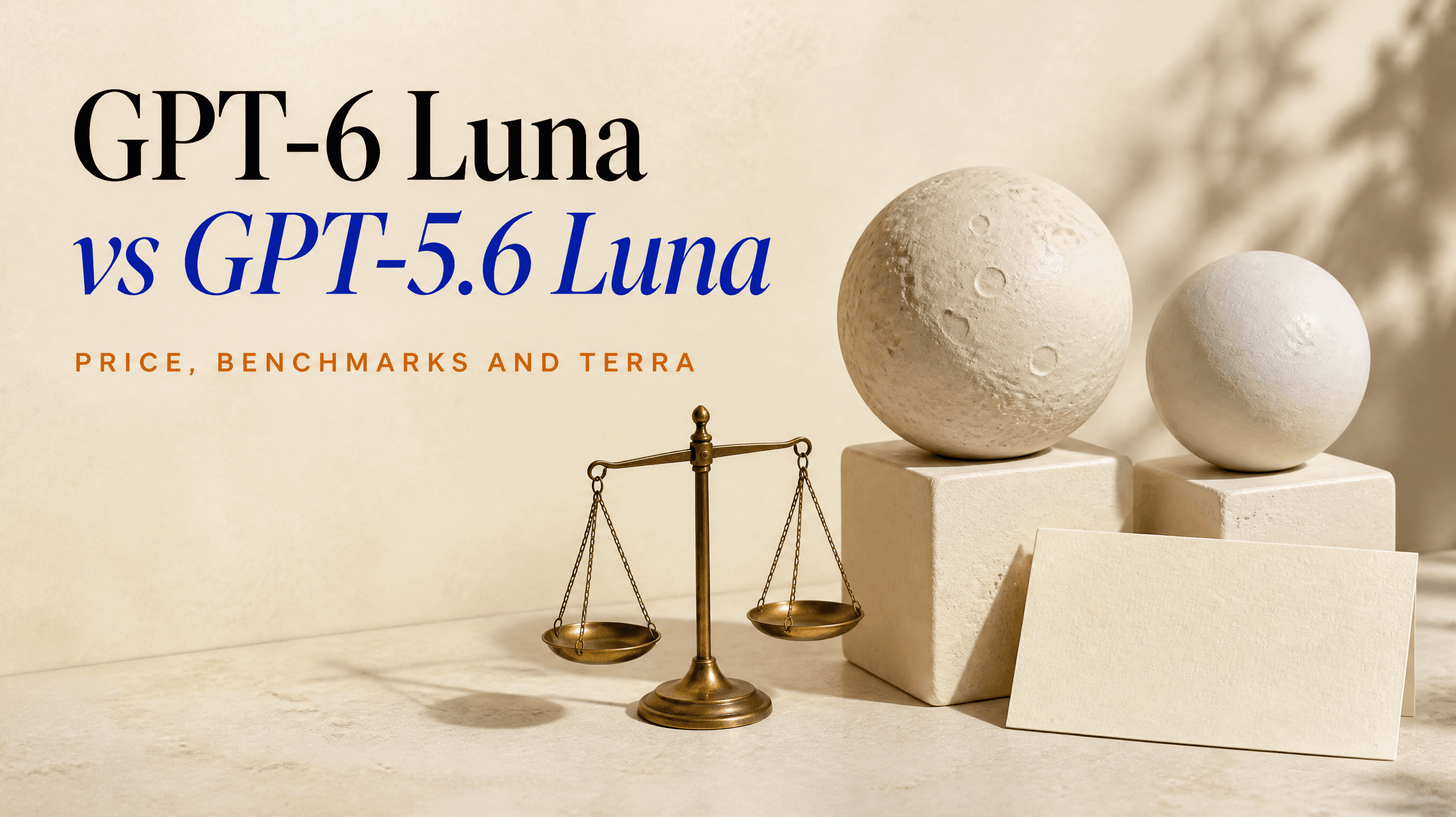 GPT-6 Luna vs 5.6 Luna vs 5.6 Terra: precio y cuál elegir
