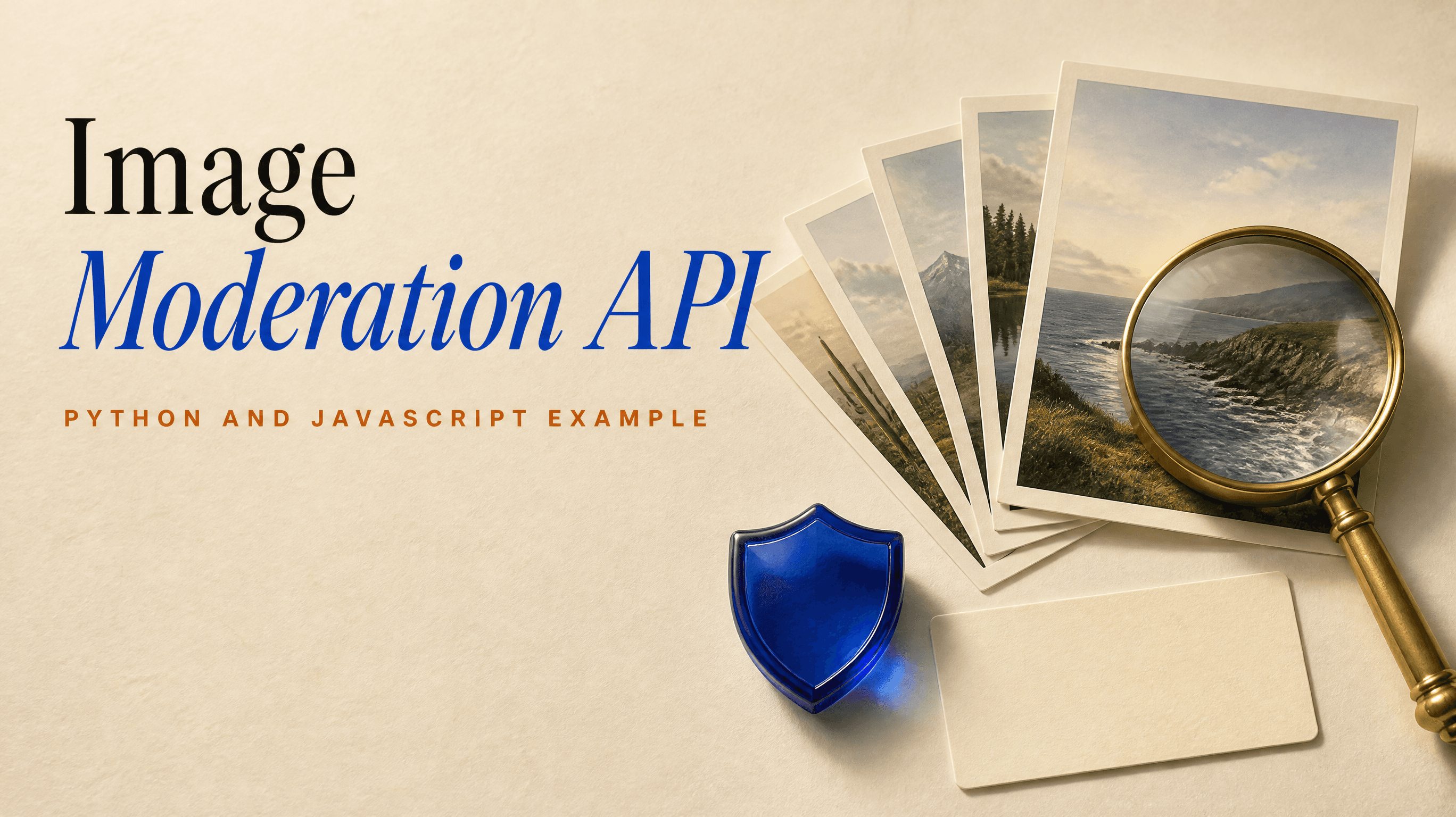 API модерации изображений: руководство с примерами на Python и JavaScript