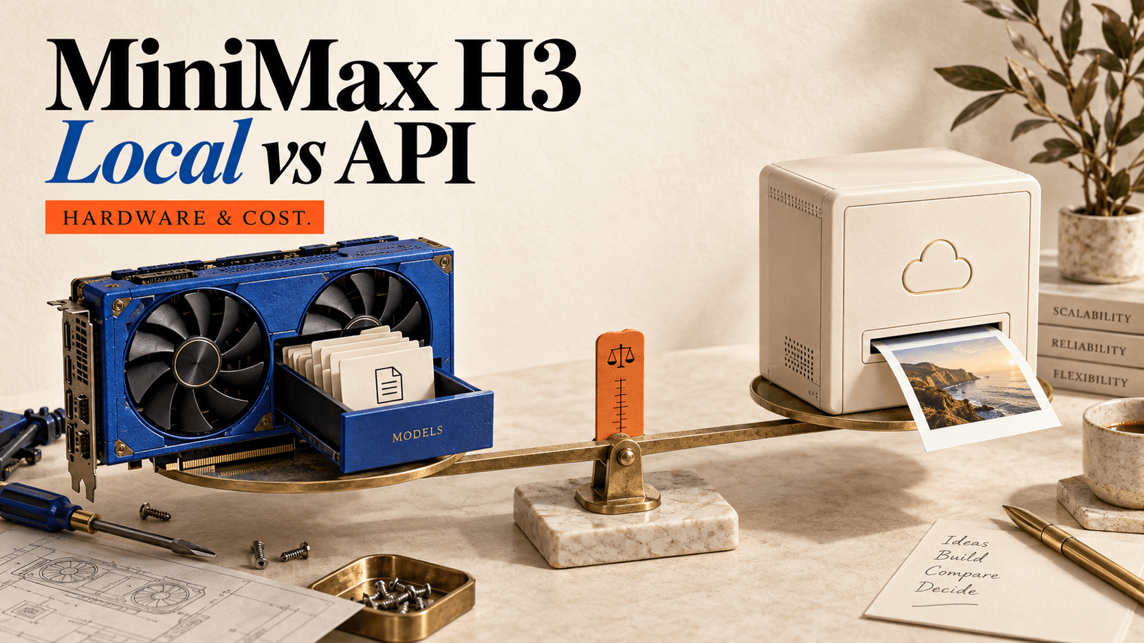 MiniMax H3: 로컬 VRAM 대비 API 가격