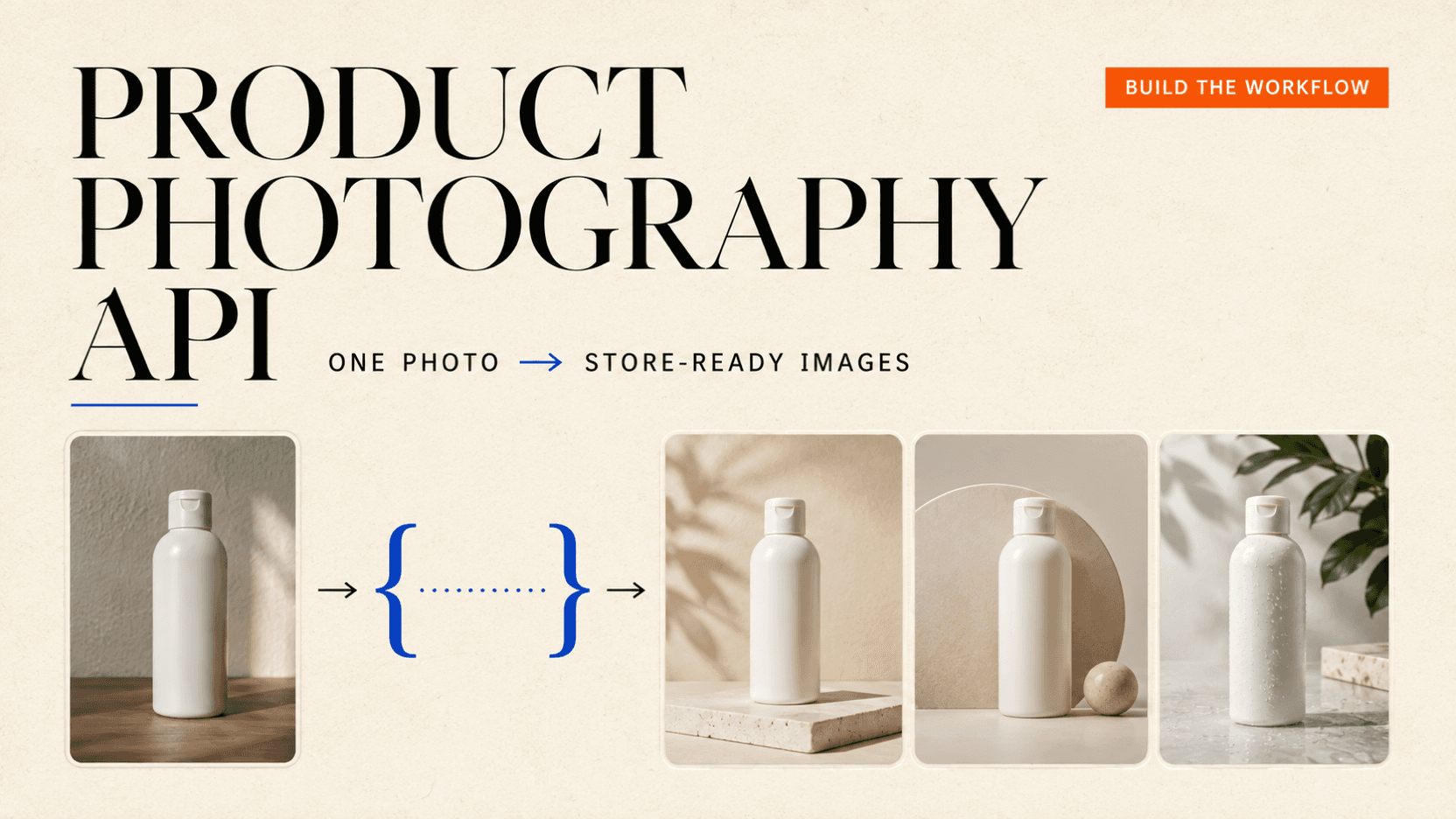 Product Photography API: Turn One Product Photo Into Store-Ready Images