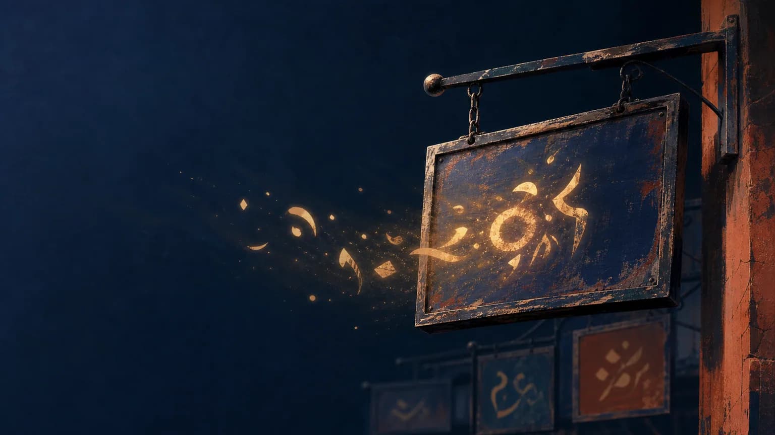 FLUX Kontext ersetzt Text auf einem Ladenschild und behält den Schriftstil bei
