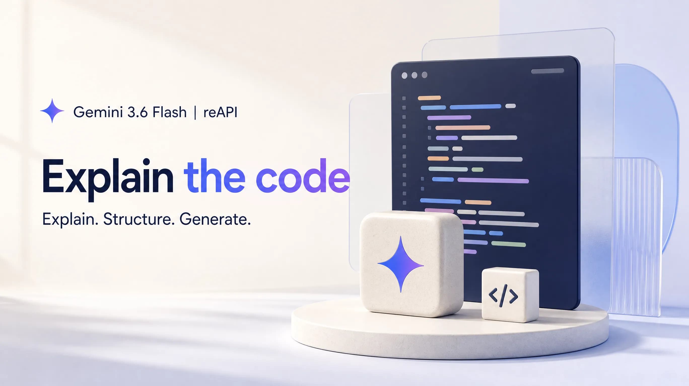 Gemini 3.6 Flash erklärt Code und erzeugt strukturierten Text