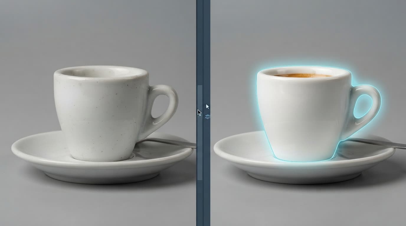 Editing a single region while the rest of the image stays untouched