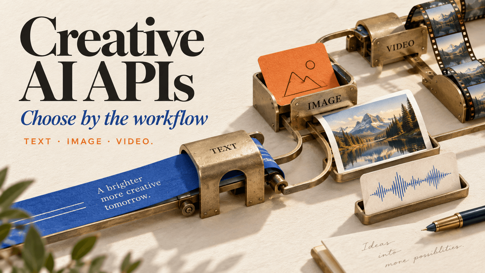 AI 創意ツール向けの最高の API プラットフォームとは AI 創意ツール向けの最高の API プラットフォームとは