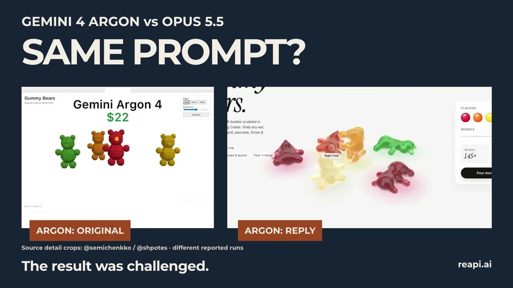 Gemini 4 Argon vs Opus 5.5: 화제가 된 테스트에 반론이 나온 이유
