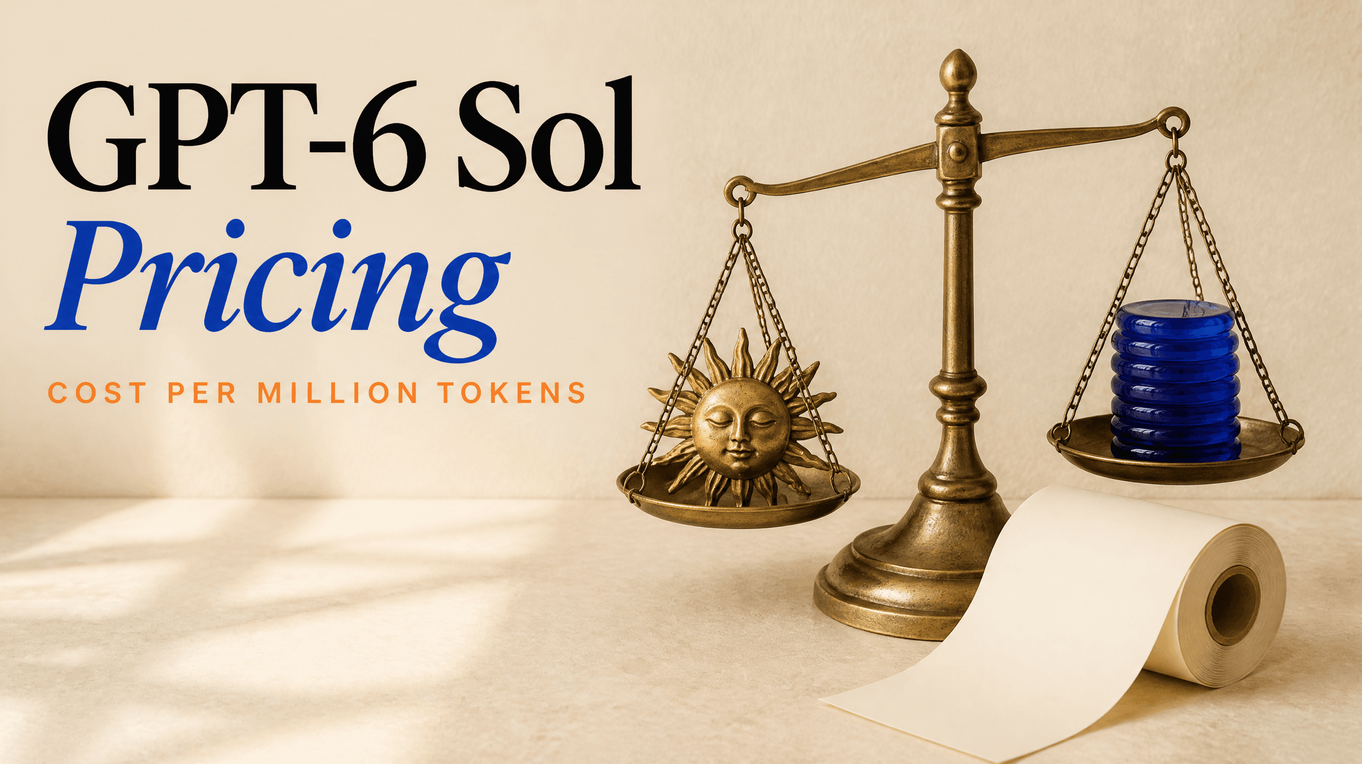 GPT-6 Sol Pricing: API Price, Token Cost and Cache Rates GPT-6 Sol Pricing: API Price, Token Cost and Cache Rates
