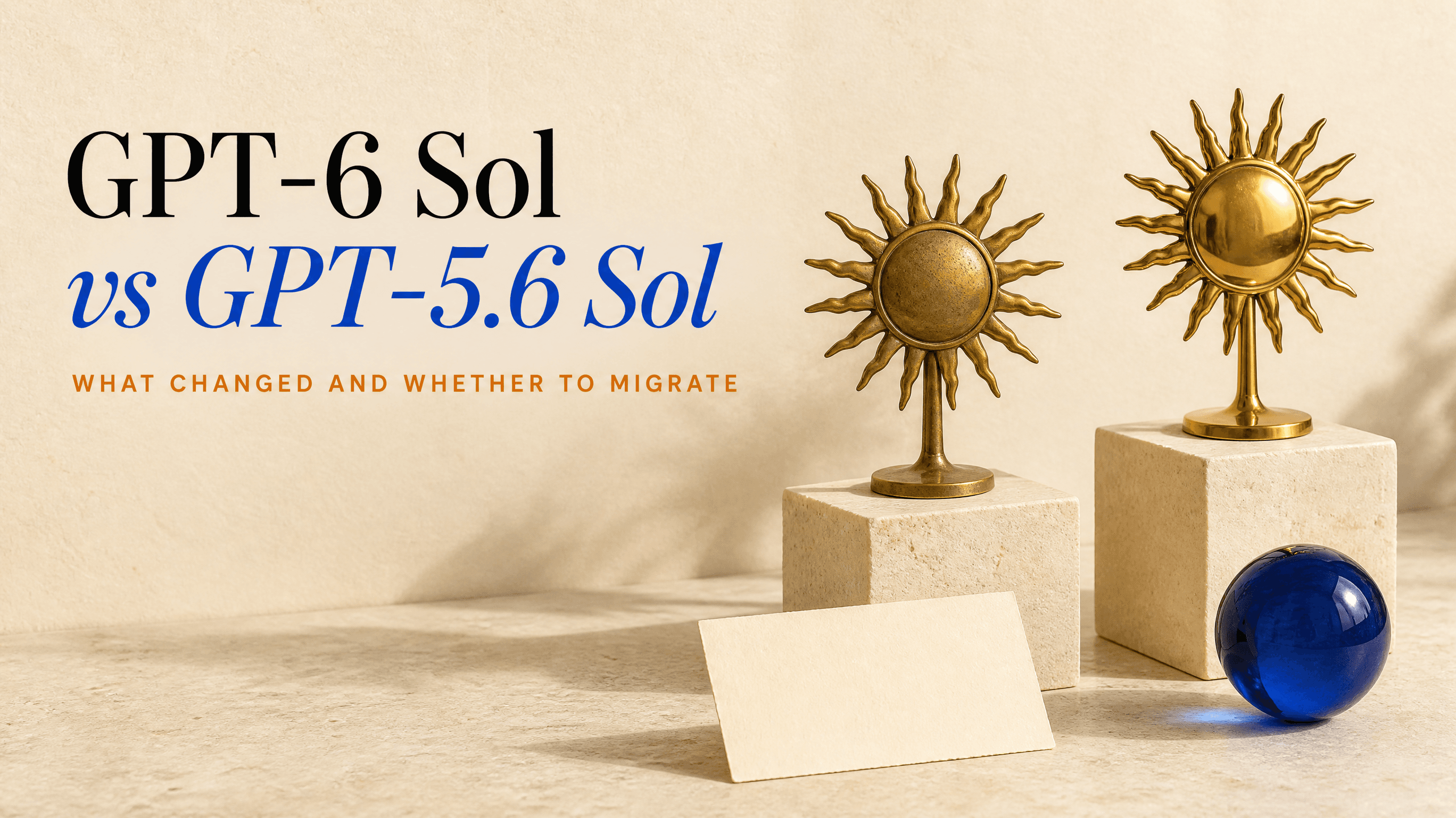 GPT-6 Sol vs 5.6 Sol: Price, Specs and Which Is Better GPT-6 Sol vs 5.6 Sol: Price, Specs and Which Is Better