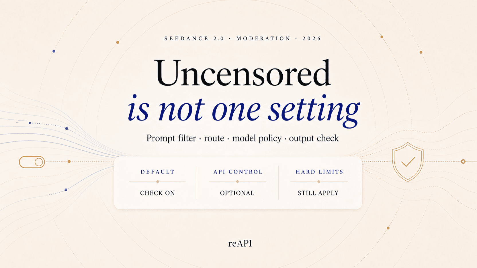Is Seedance 2.0 Uncensored? Safety Filters and API Control (2026) Is Seedance 2.0 Uncensored? Safety Filters and API Control (2026)