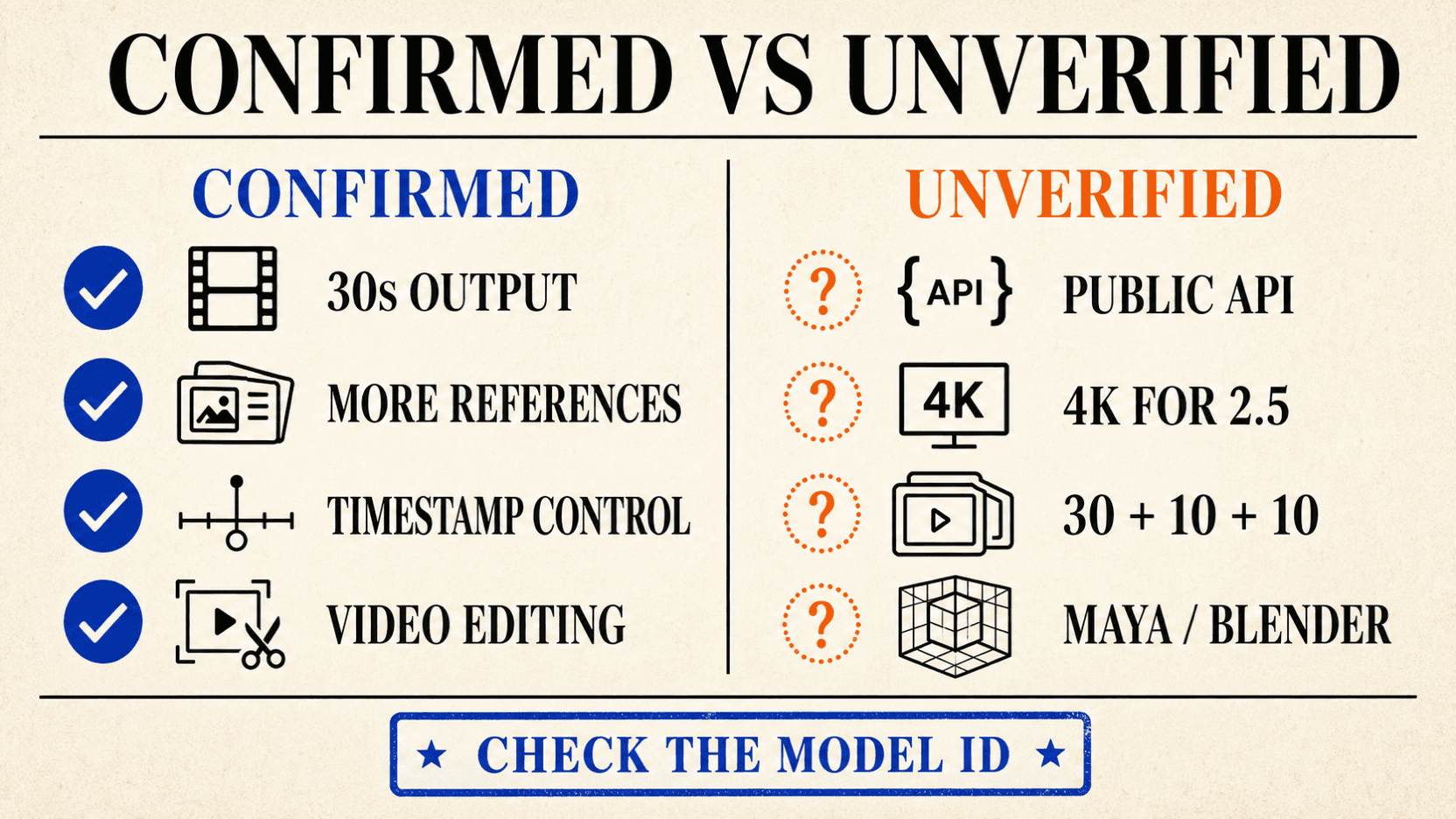 Seedance 2.5 confirmed features compared with unverified launch claims