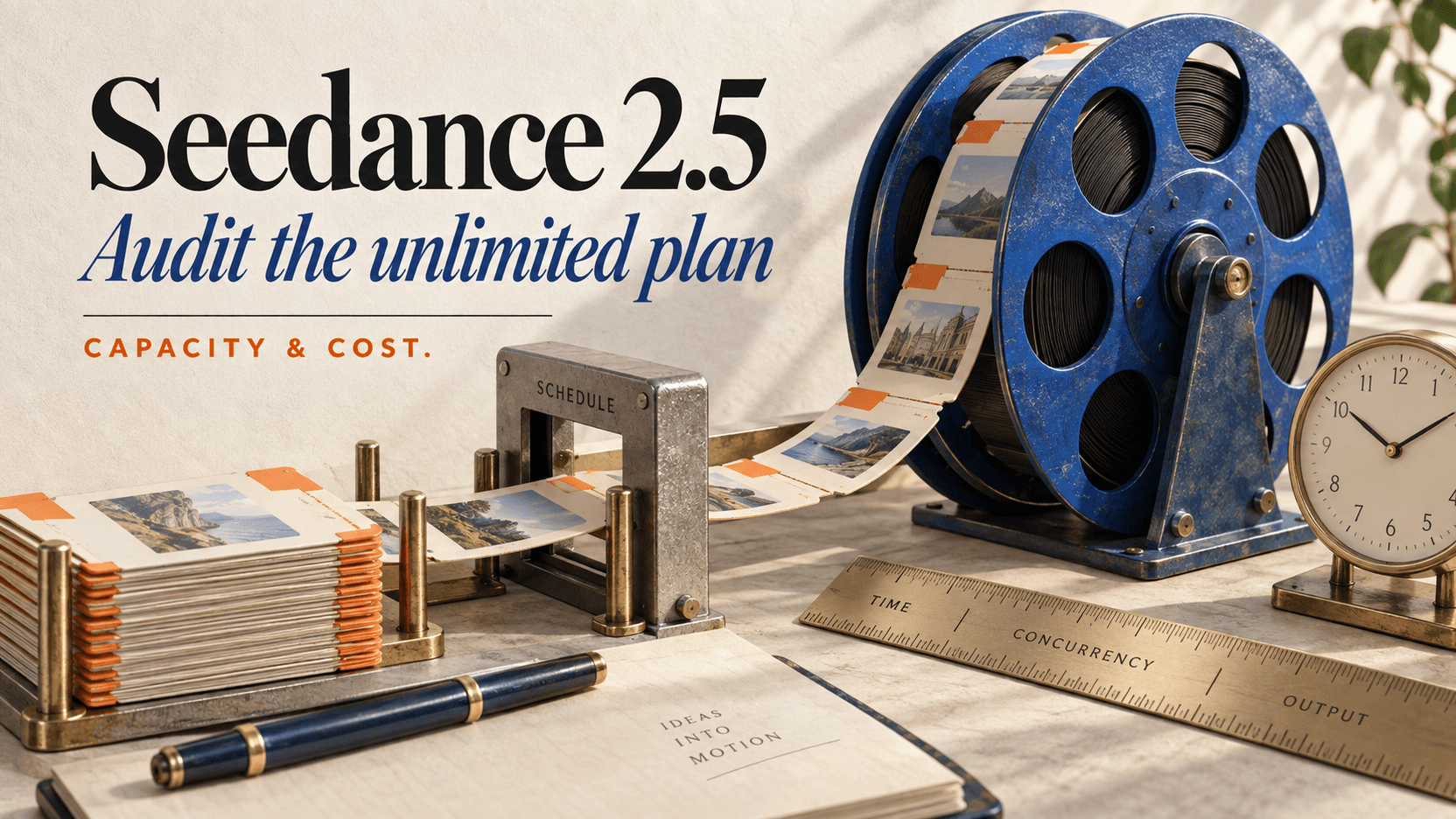 Seedance 2.5 無制限プランの算数を監査する Seedance 2.5 無制限プランの算数を監査する