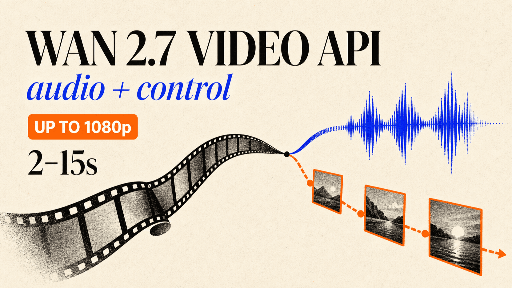 Wan 2.7 Video API: 1080p, Audio, Pricing, and Limits (2026) Wan 2.7 Video API: 1080p, Audio, Pricing, and Limits (2026)
