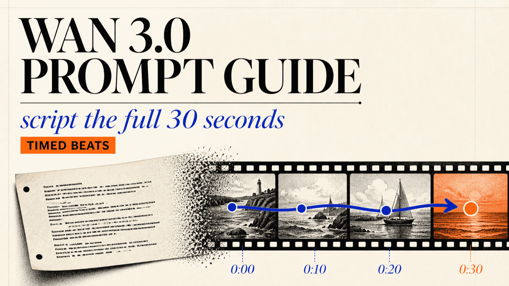 Wan 3.0 Prompt Guide: Write Coherent 30-Second Video Scripts Wan 3.0 Prompt Guide: Write Coherent 30-Second Video Scripts