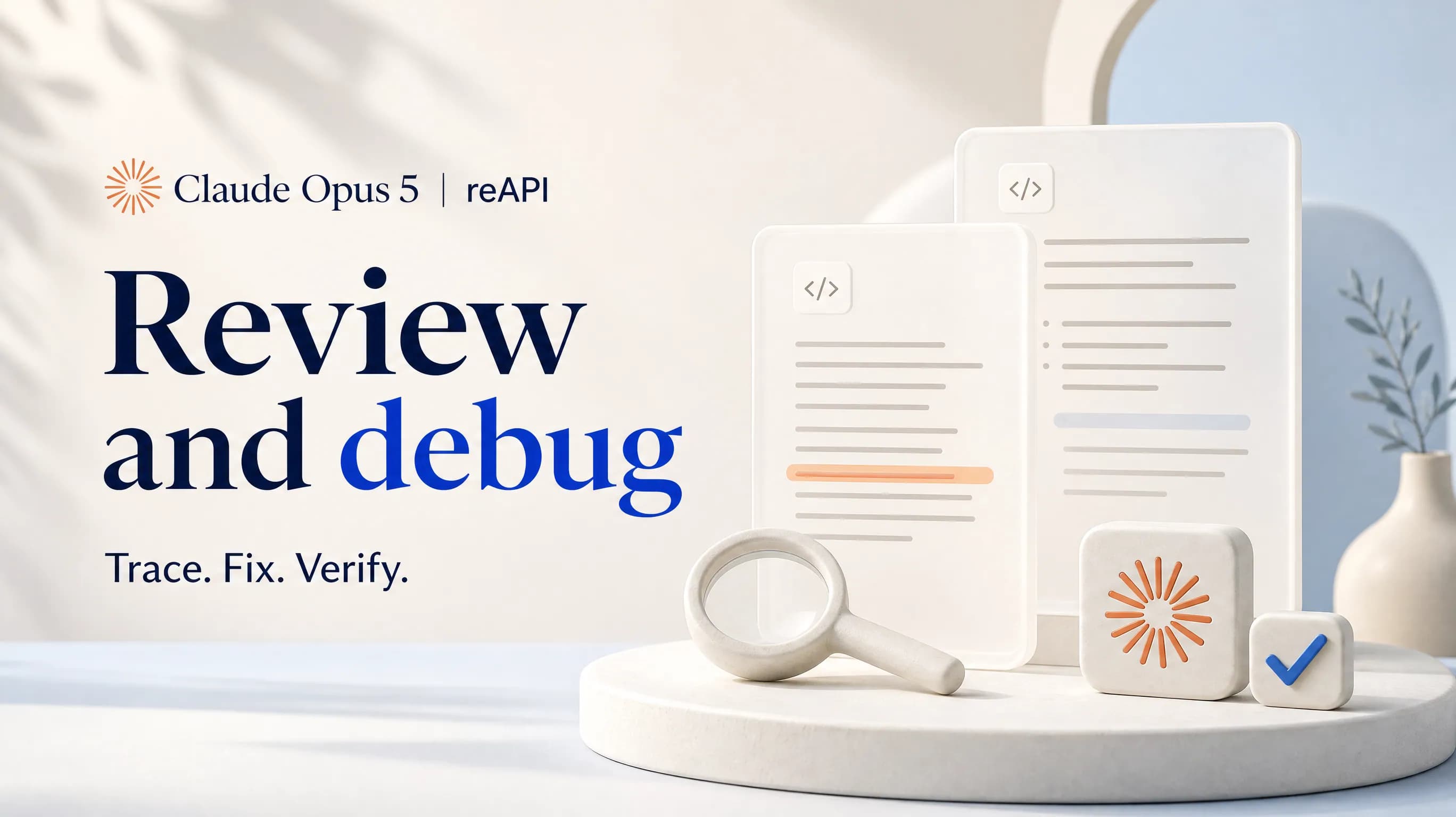 Claude Opus 5 reviewing a pull request and reporting findings with severity
