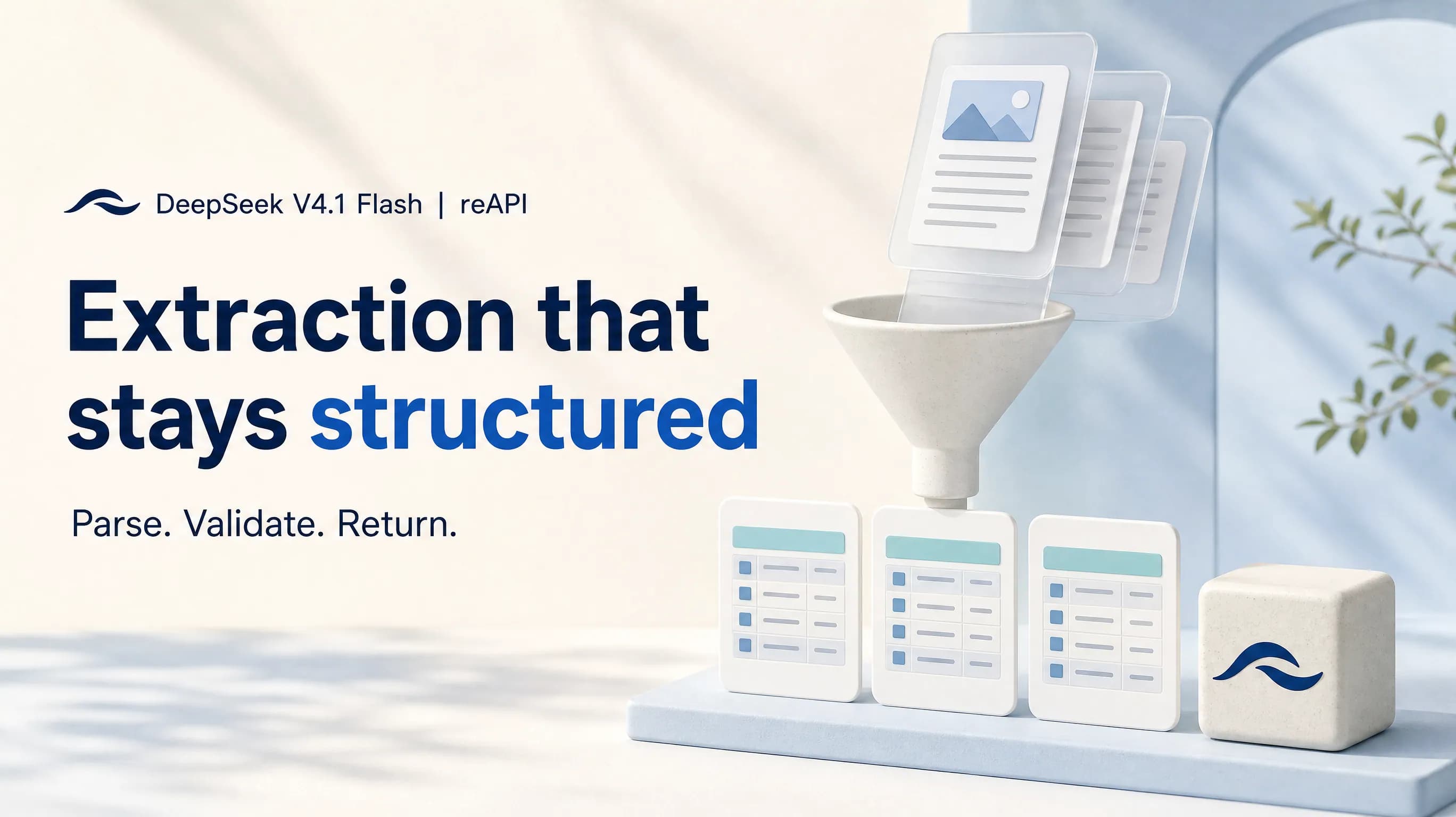 deepseek-v4.1-flash turning a scanned form into structured JSON