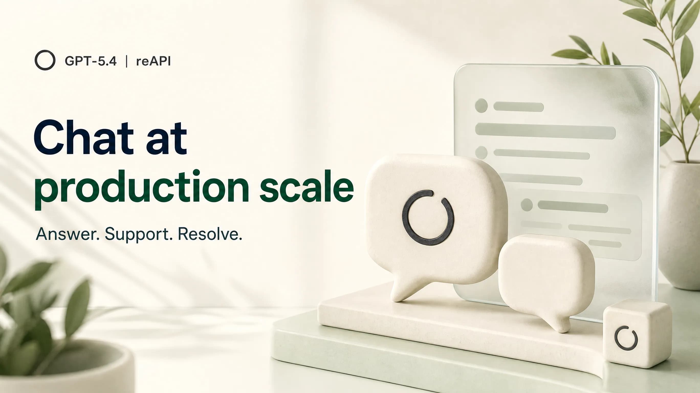 GPT-5.4 powering a production chatbot at scale