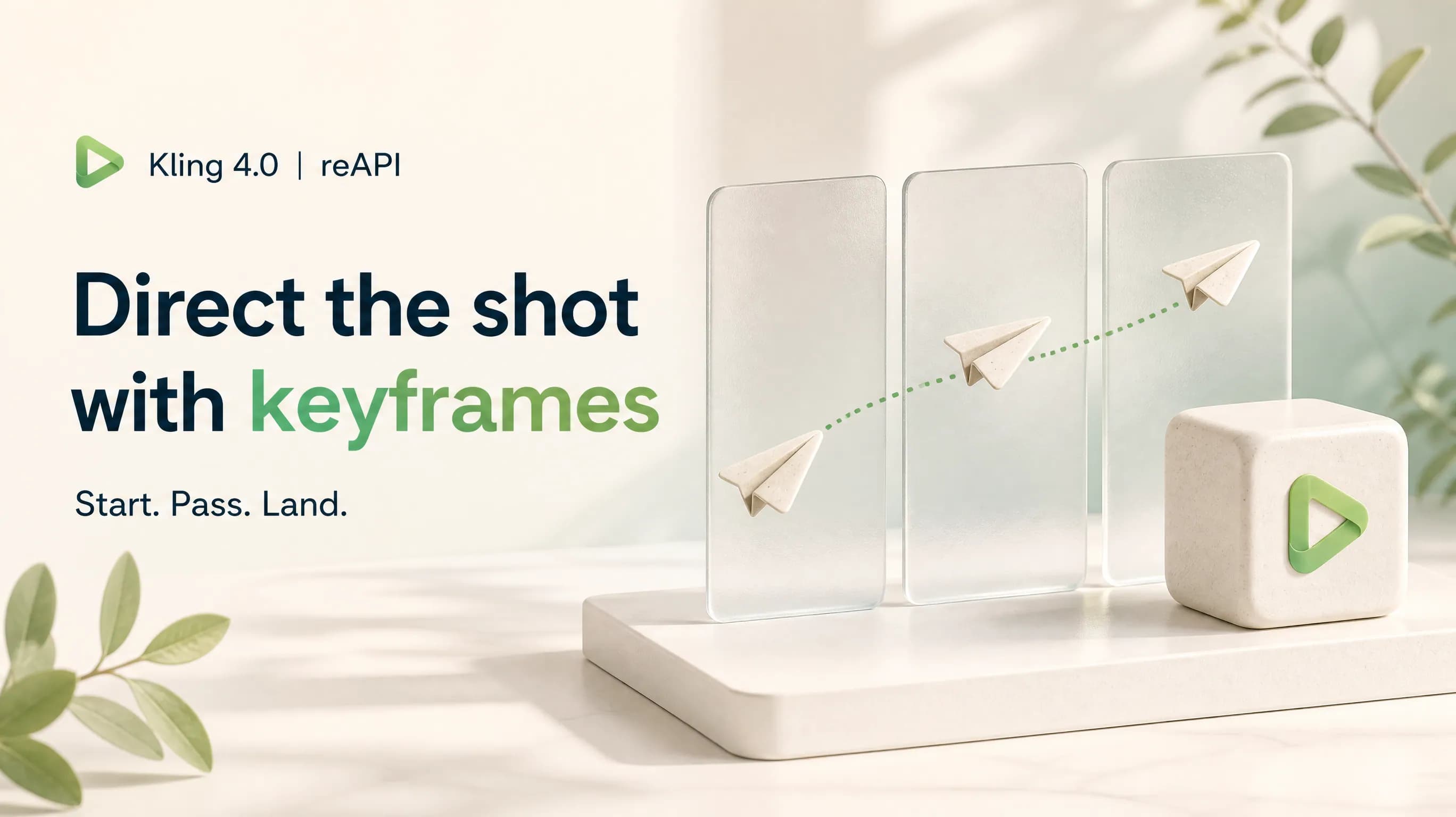 Kling 4.0 per Keyframes gesteuerter Shot mit erstem, mittlerem und letztem Frame
